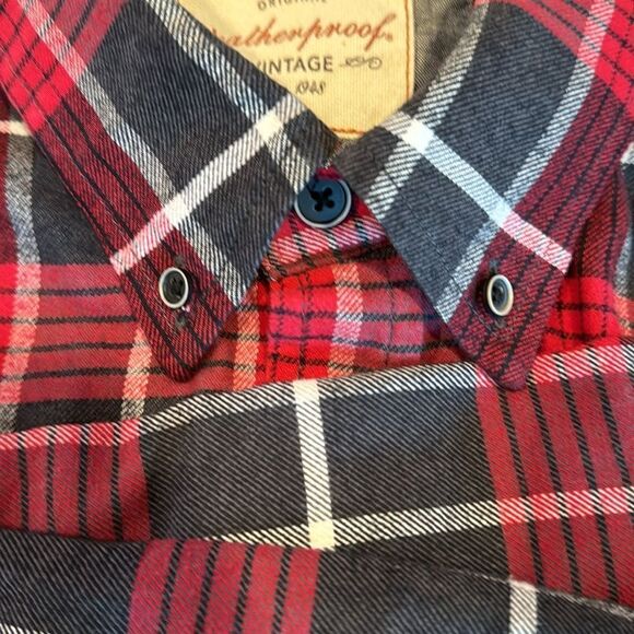 Weatherproof Men’s Button Down Plaid Flannel Shirt Size XL - Picture 10 of 10